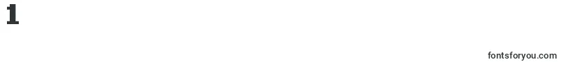 フォントPixelmixBold – フォント数字1