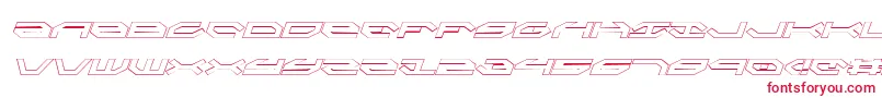 Taskforceoi Font – Red Fonts on White Background