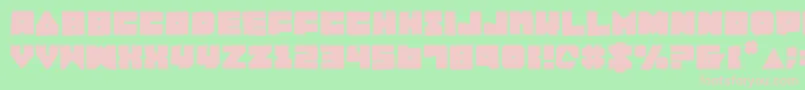 Lobotommyrou Font – Pink Fonts on Green Background