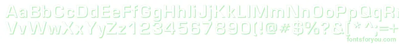 Europeshadowc Font – Green Fonts