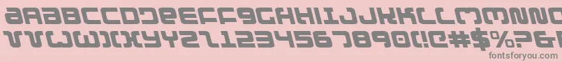 Exedoreleft Font – Gray Fonts on Pink Background