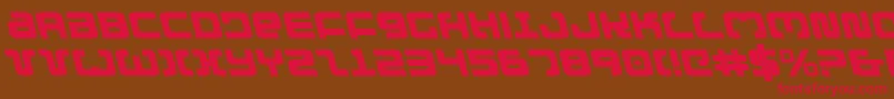 Exedoreleft Font – Red Fonts on Brown Background
