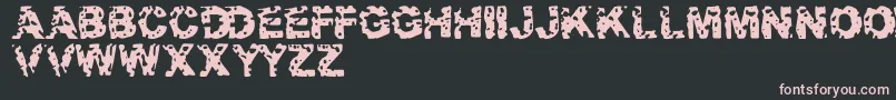 TargetPractice Font – Pink Fonts on Black Background