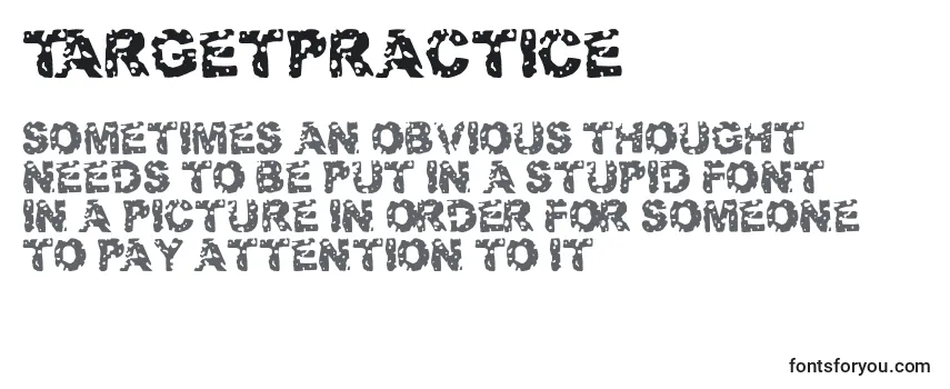 TargetPractice Font