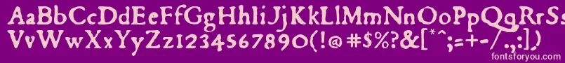 Lisätietoja Du-fontista Du-fontti – vaaleanpunaiset fontit violetilla taustalla