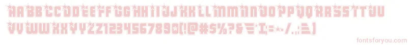 Armyrangersacad Font – Pink Fonts on White Background