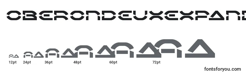 Oberondeuxexpand Font Sizes