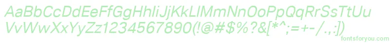 fuente Lunchtype21RegularItalic – Fuentes Verdes
