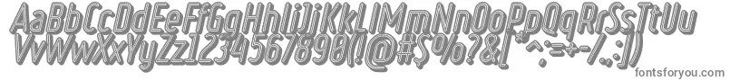 RulerVolumeNeon Font – Gray Fonts