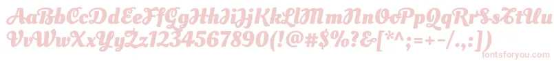 OleoscriptswashcapsBold-Schriftart – Rosa Schriften