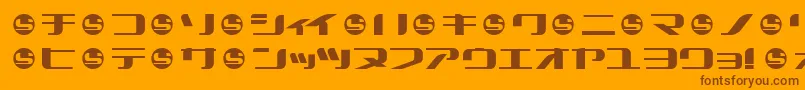 Подробнее о шрифте Summercampka Шрифт Summercampka – коричневые шрифты на оранжевом фоне