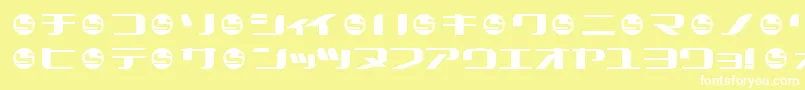 Подробнее о шрифте Summercampka Шрифт Summercampka – белые шрифты на жёлтом фоне
