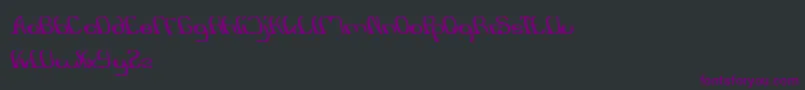 SurfingAndPlay Font – Purple Fonts on Black Background