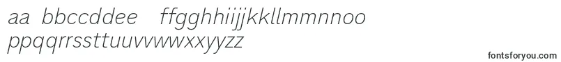 フォントAnalogue36thinoblique – マケドニア文字
