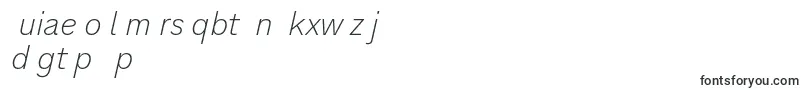 フォントAnalogue36thinoblique – アムハラ語の文字