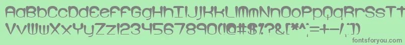 Larkspur Font – Gray Fonts on Green Background