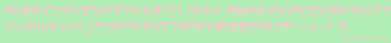 Larkspur Font – Pink Fonts on Green Background