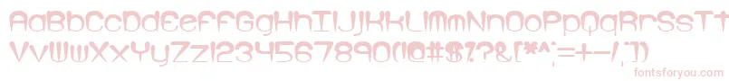 Larkspur Font – Pink Fonts on White Background