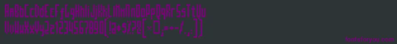 Mosatt Font – Purple Fonts on Black Background