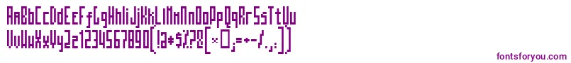 Mosatt-Schriftart – Violette Schriften