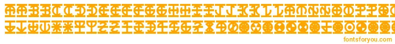 Шрифт Lantern – оранжевые шрифты