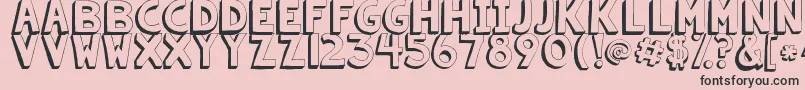 Kgsummersunshineshadow Font – Black Fonts on Pink Background