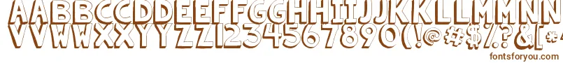 Kgsummersunshineshadow-fontti – ruskeat fontit