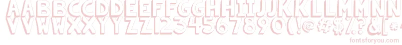 フォントKgsummersunshineshadow – ピンクのフォント