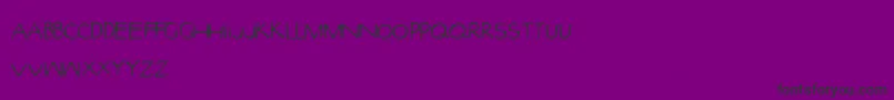 EfontlutionPart3 Font – Black Fonts on Purple Background