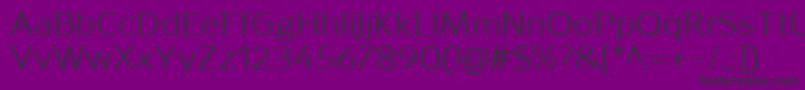 SavileRegular Font – Black Fonts on Purple Background