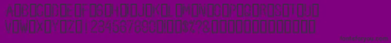 Pencilled Font – Black Fonts on Purple Background