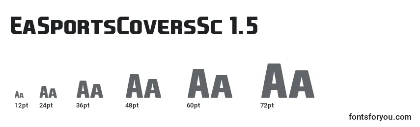 Größen der Schriftart EaSportsCoversSc1.5
