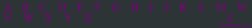 Lintd Font – Purple Fonts on Black Background