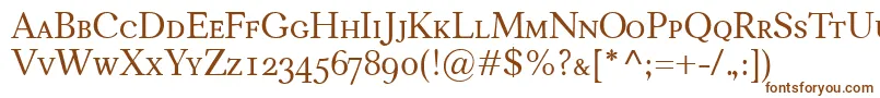 CarniolaSmallcaps Font – Brown Fonts on White Background