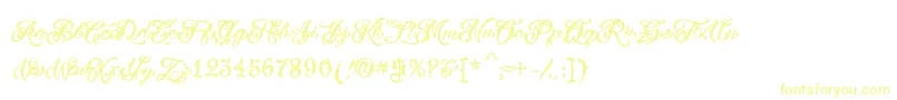 Подробнее о шрифте VtcTattooscripttwo Шрифт VtcTattooscripttwo – жёлтые шрифты