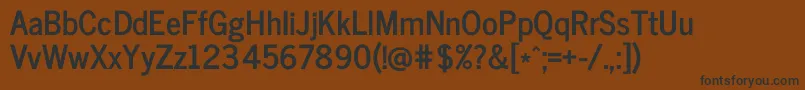 Шрифт NewscycleBold – чёрные шрифты на коричневом фоне