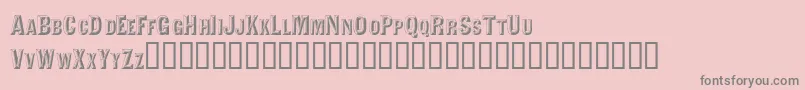 Valdivafacetsscapsssk Font – Gray Fonts on Pink Background