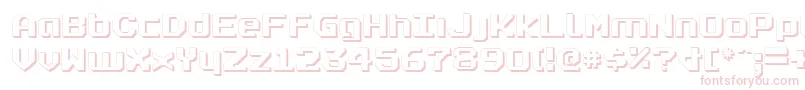 RealpolitikShadow Font – Pink Fonts on White Background