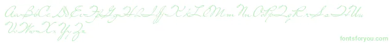 LivingTogether Font – Green Fonts on White Background