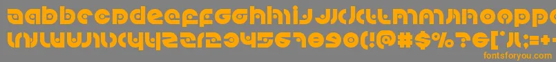 Kovacsspot Font – Orange Fonts on Gray Background