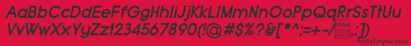 More about TypoGroteskBoldItalicDemo Font TypoGroteskBoldItalicDemo Font – Black Fonts on Red Background