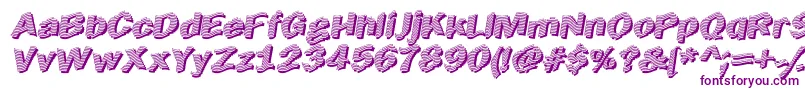 EarlyTickertape Font – Purple Fonts