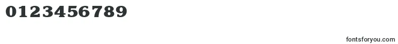 KorinnablackattBold Font – Fonts for Numbers and Digits
