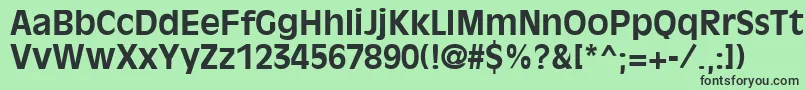 OliviaantiqueBold Font – Black Fonts on Green Background