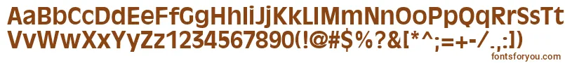 Шрифт OliviaantiqueBold – коричневые шрифты на белом фоне