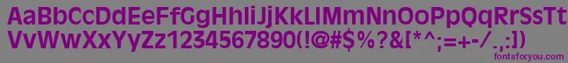 Шрифт OliviaantiqueBold – фиолетовые шрифты на сером фоне