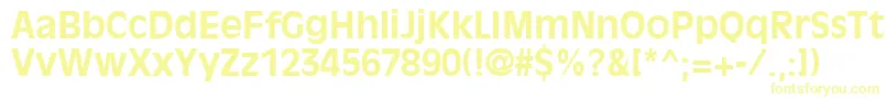 Шрифт OliviaantiqueBold – жёлтые шрифты
