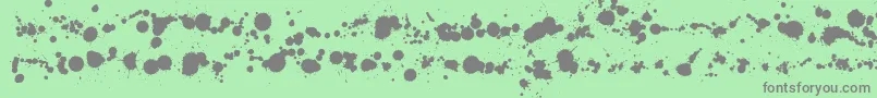WcRhesusABta Font – Gray Fonts on Green Background