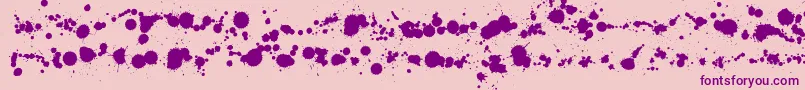 WcRhesusABta Font – Purple Fonts on Pink Background
