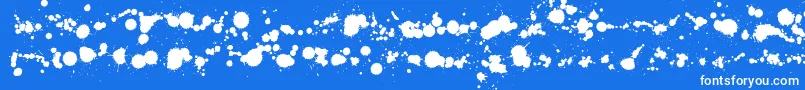 Fonte WcRhesusABta – fontes brancas em um fundo azul